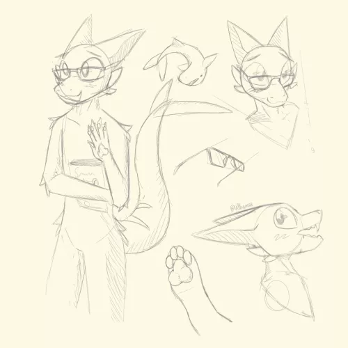 Sketchy drawing :3,, get it? (art by me) by Maximizer88