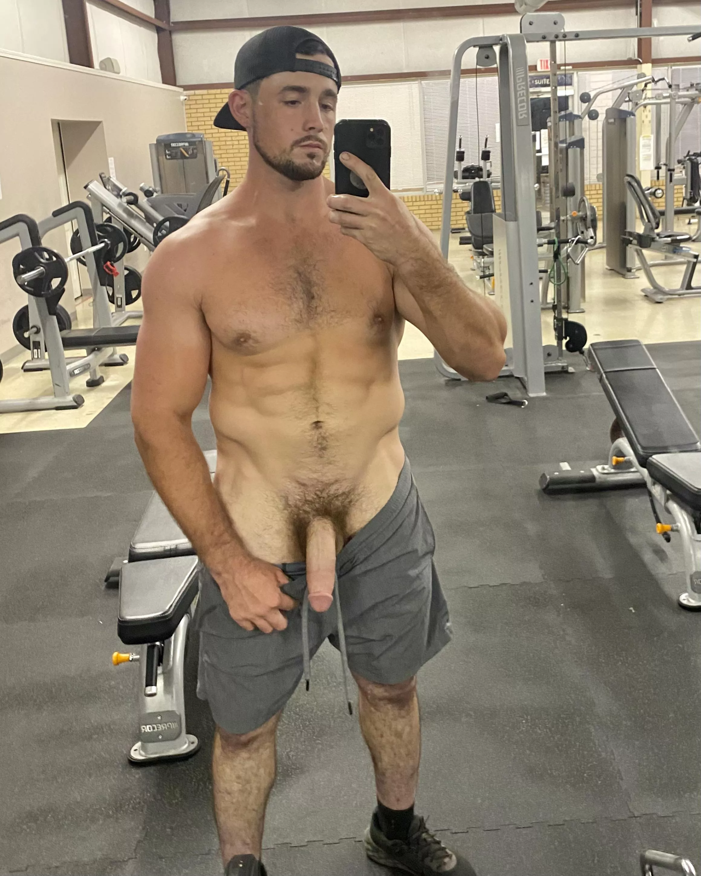 Sometimes you just need to get naked at the gym posted by xlcowboy