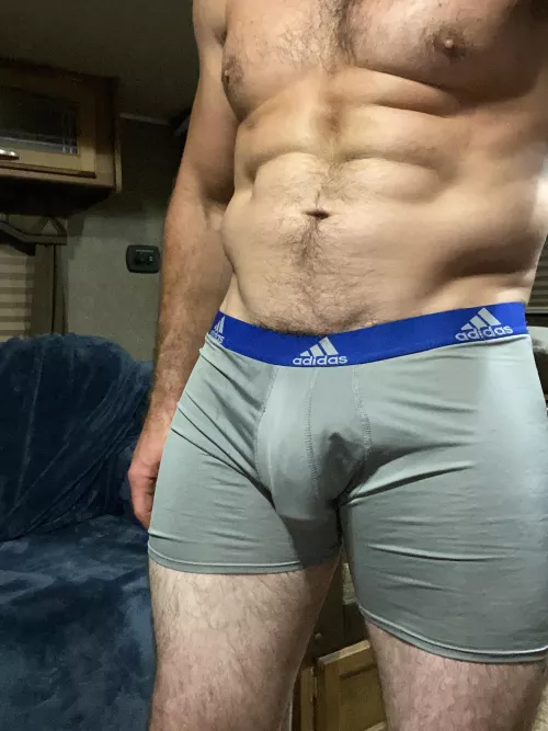 What do you think of this post-workout bulge? by xlcowboy