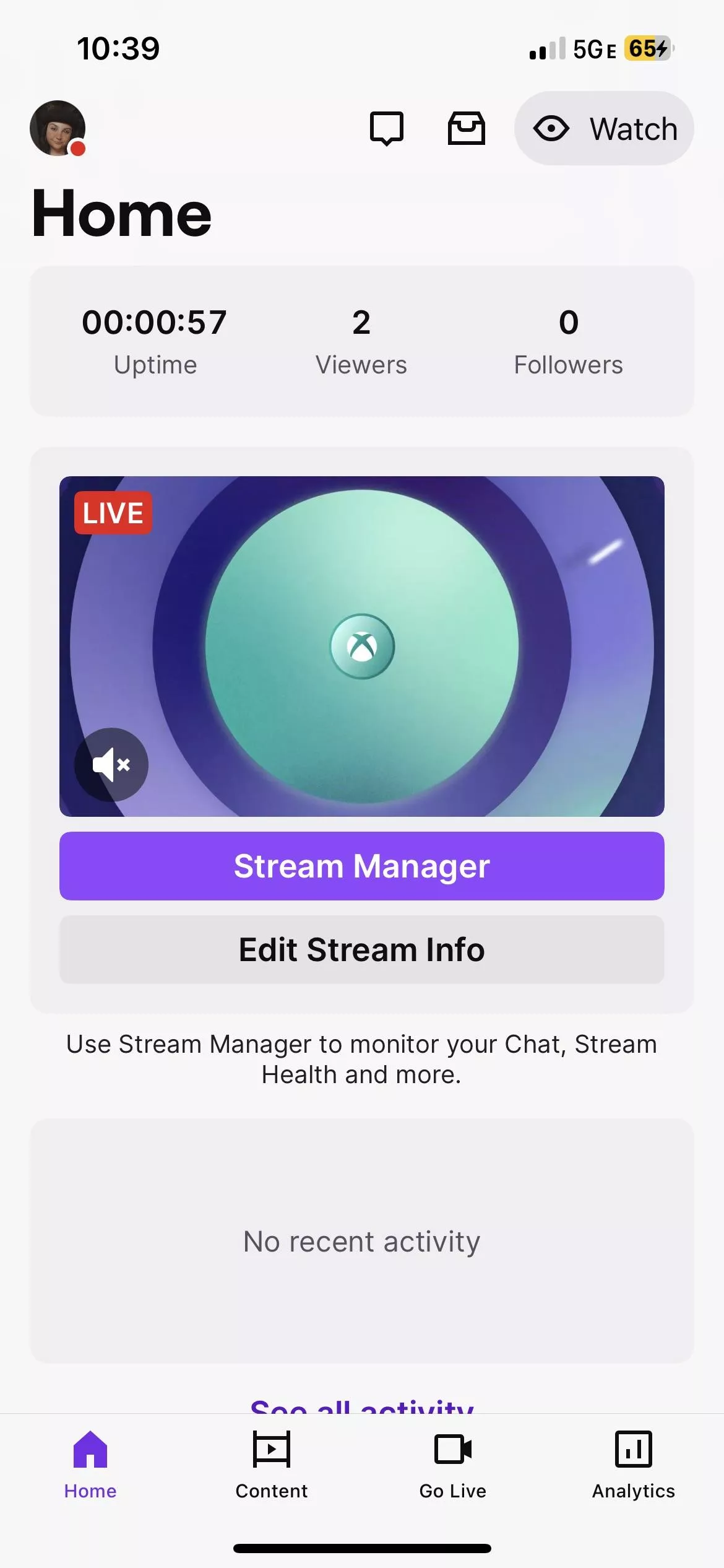 Xbox streaming? I’m trying to stream and it only shows a swirling screen posted by HuntressSarah