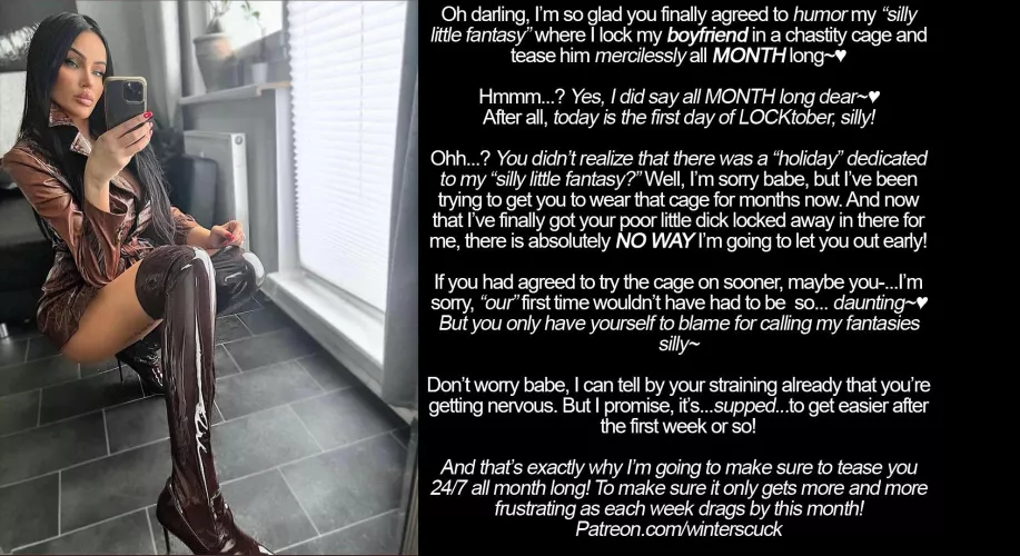 Your first Locktober with your new girlfriend by WintersCuck