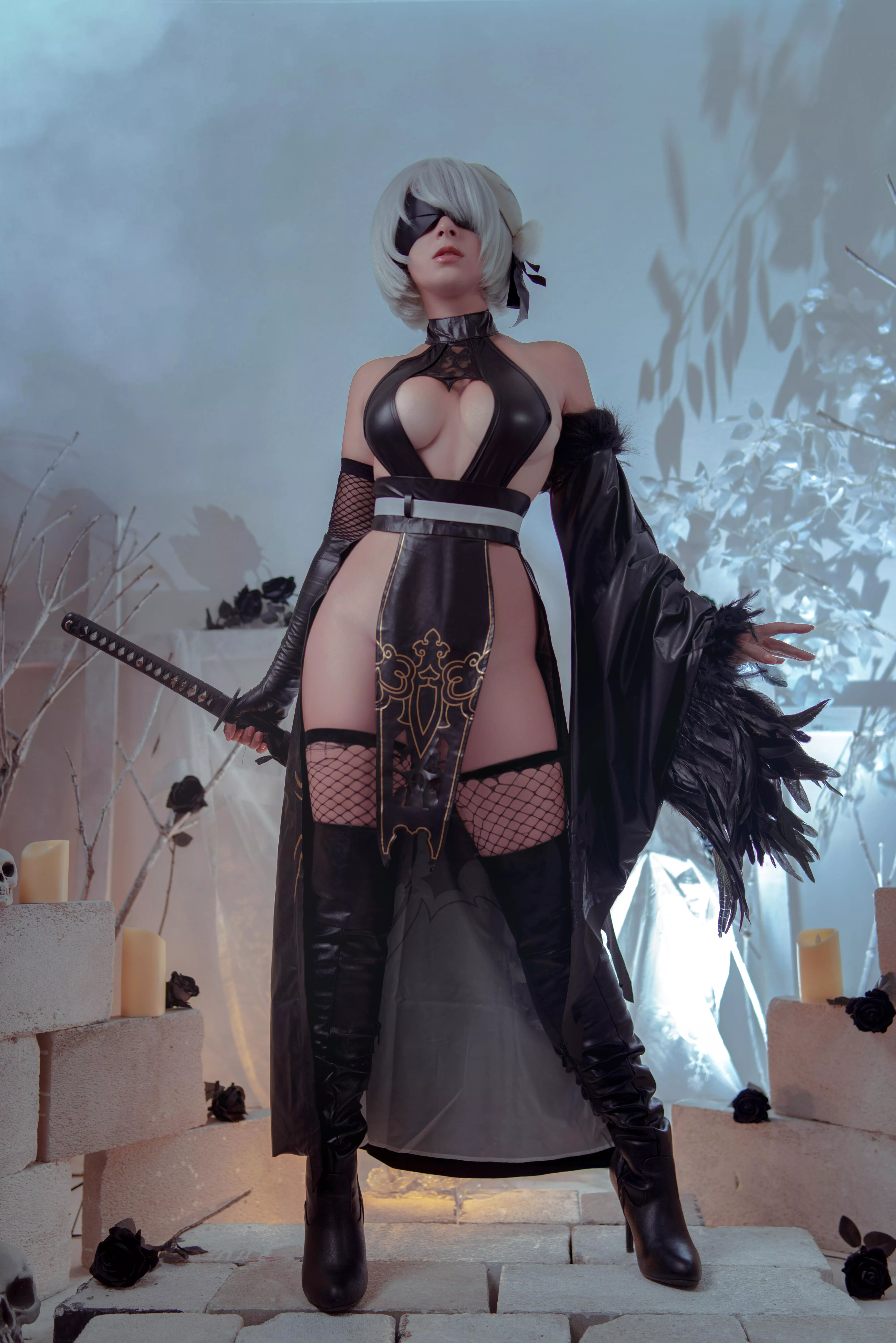 2B by Yuna Kairi (self) posted by Intrepid-Upstairs-69