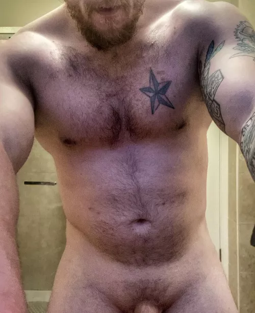 Currently sporting less hair than in this pic, this is prob the hairiest I’ve ever been. Grow it again or nah? by BuckSmashR