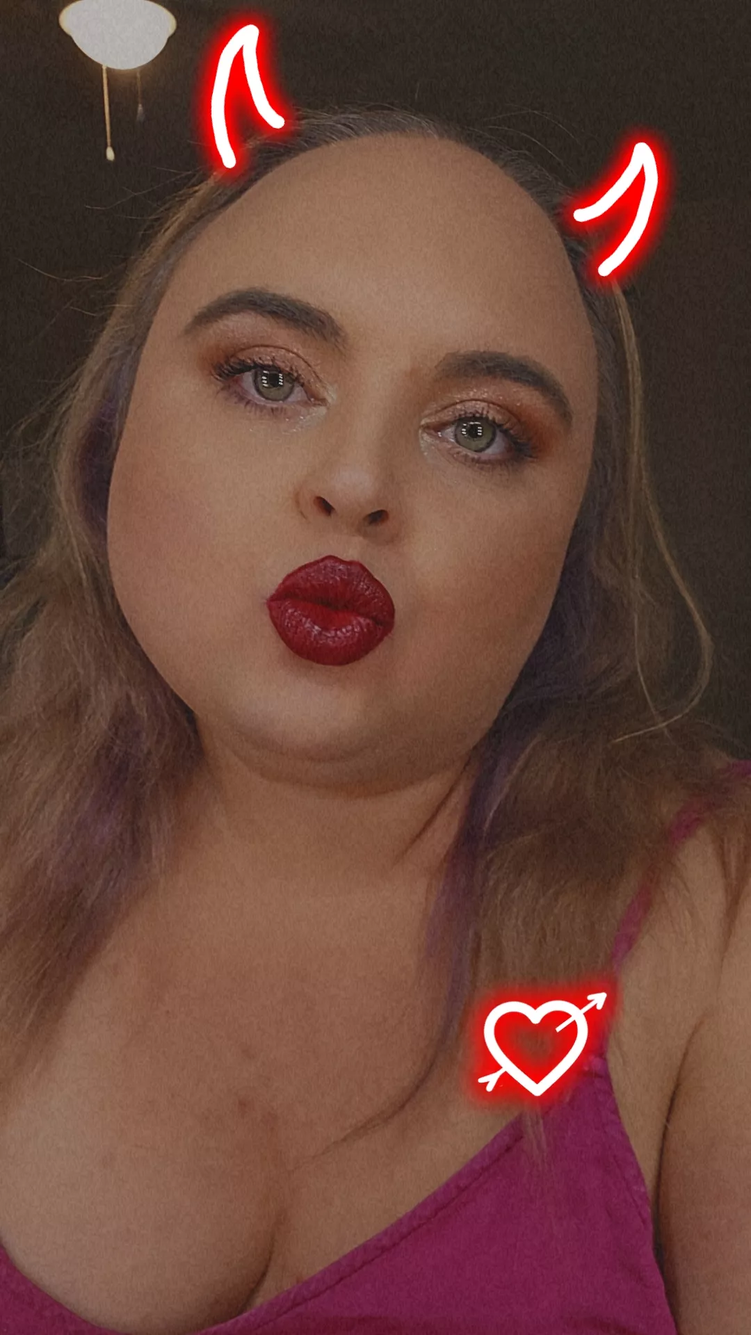 Devil Pout 😈 posted by lipstickprincessxxx