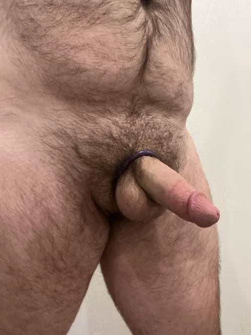 Enjoy wearing a cock ring around the house by CowTiny5224