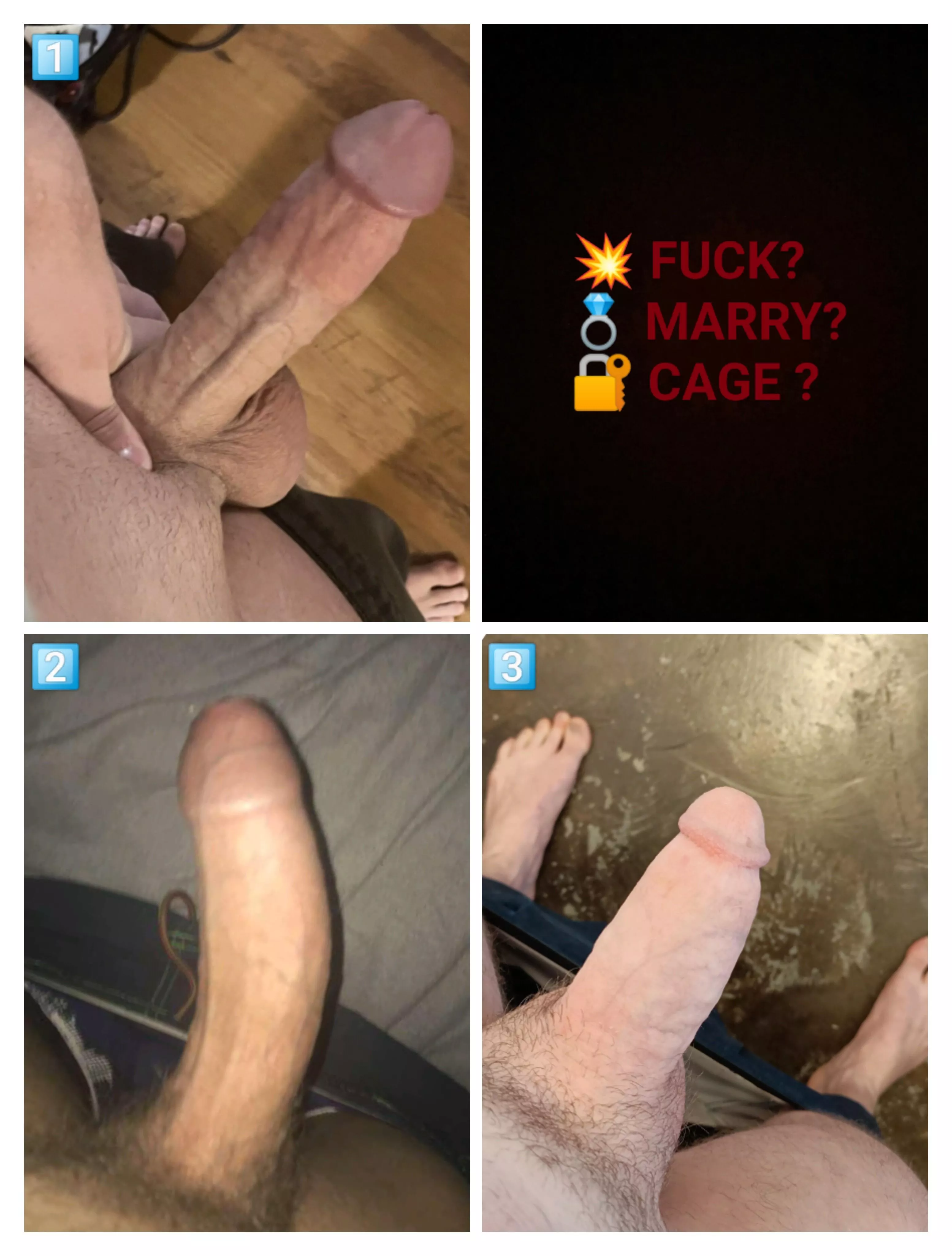 💥FUCK?💍MARRY?🔐CAGE? posted by juxta-x-pose