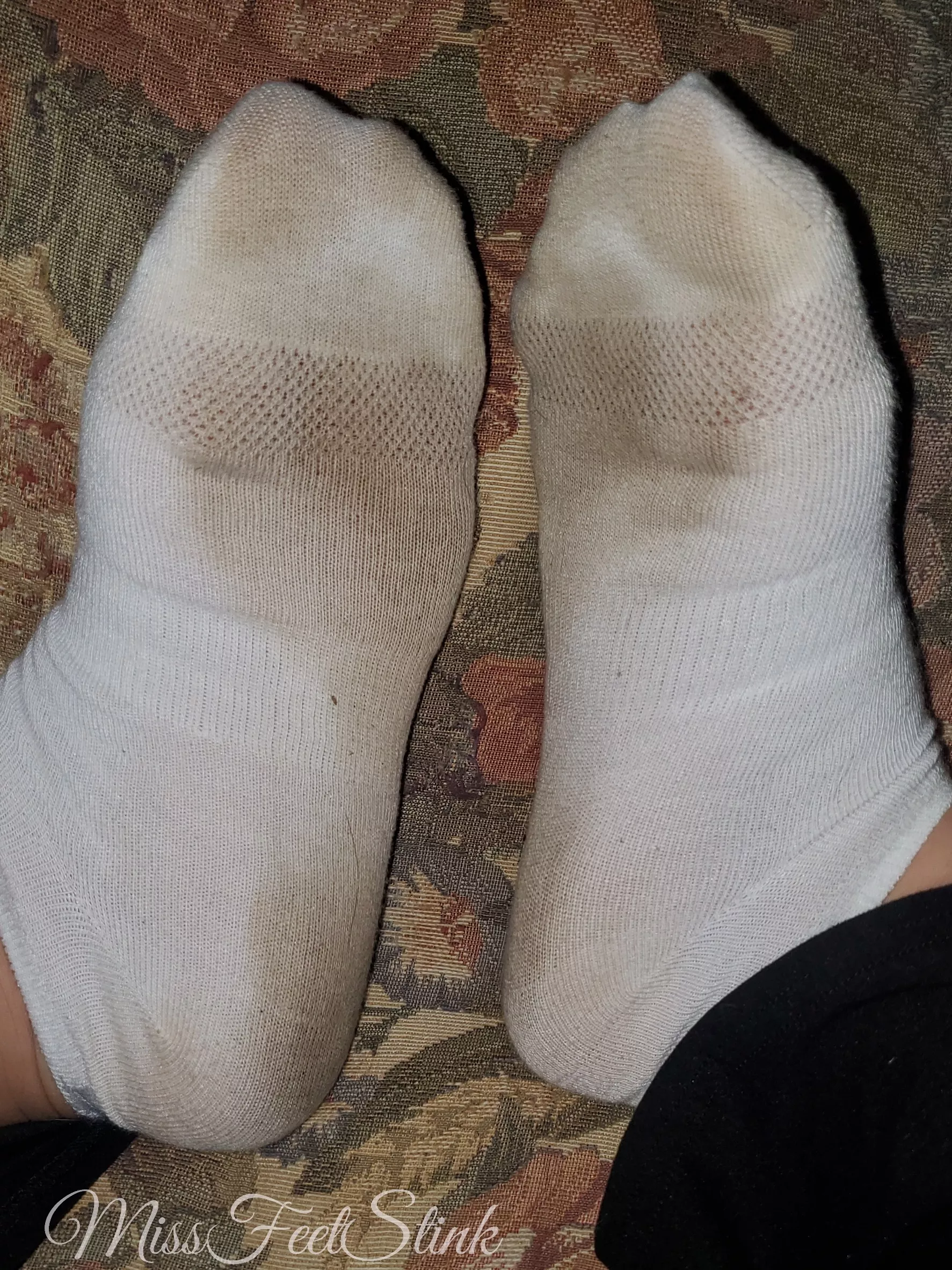 I'll be wearing these ALL week. This is day one! posted by MissFeetStink