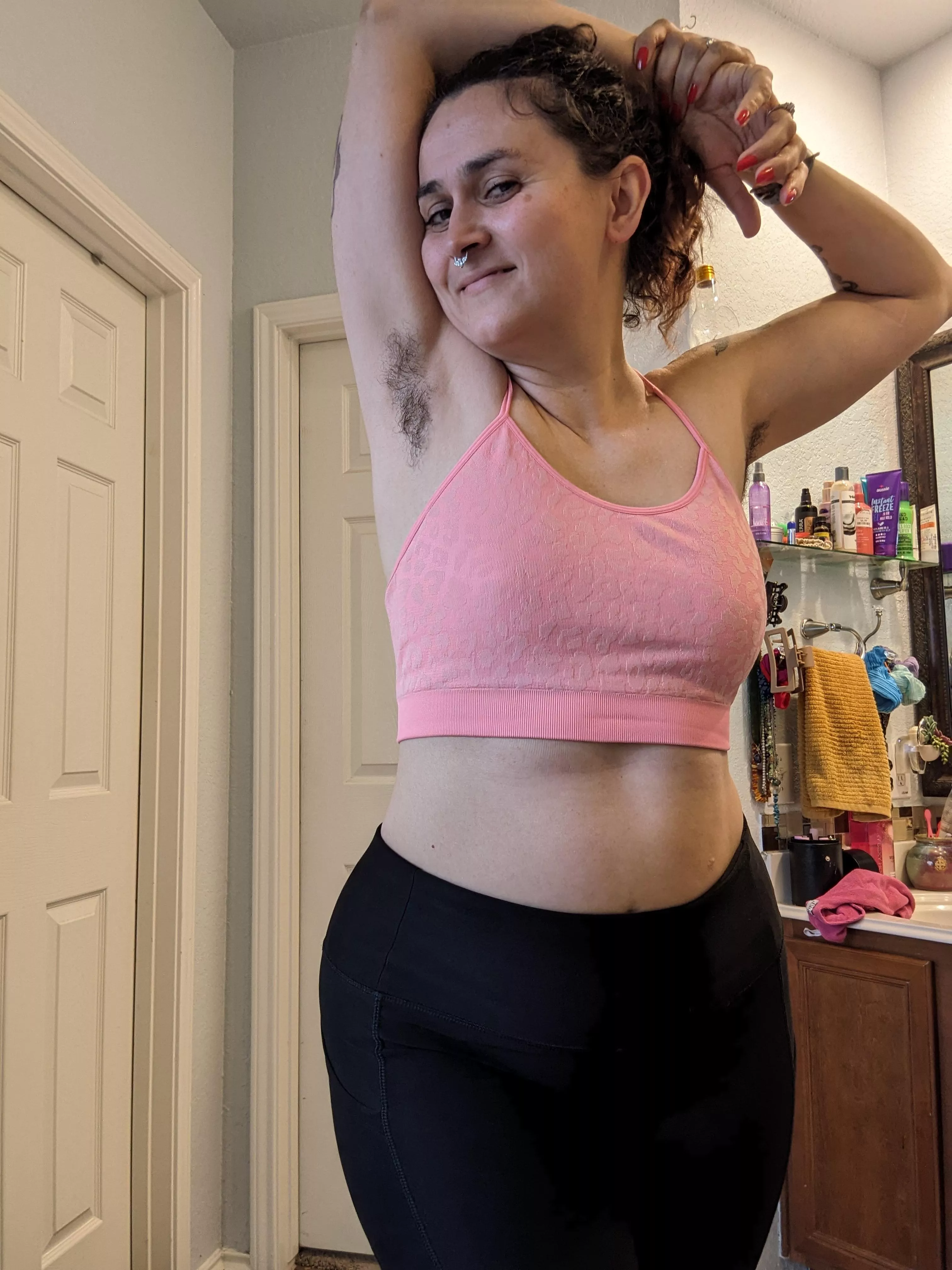 Just went to the gym for the first time in a couple weeks. Sweaty. (38) posted by emberskies27