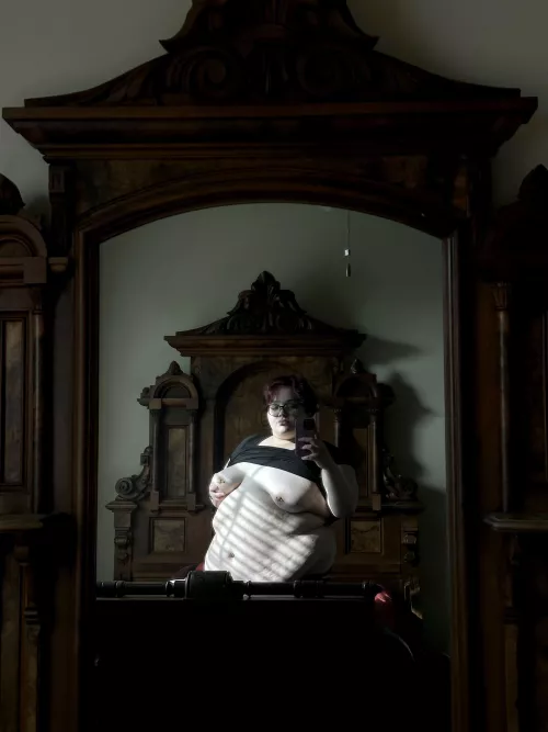 my eyes are up here 🙄 by softestfattie