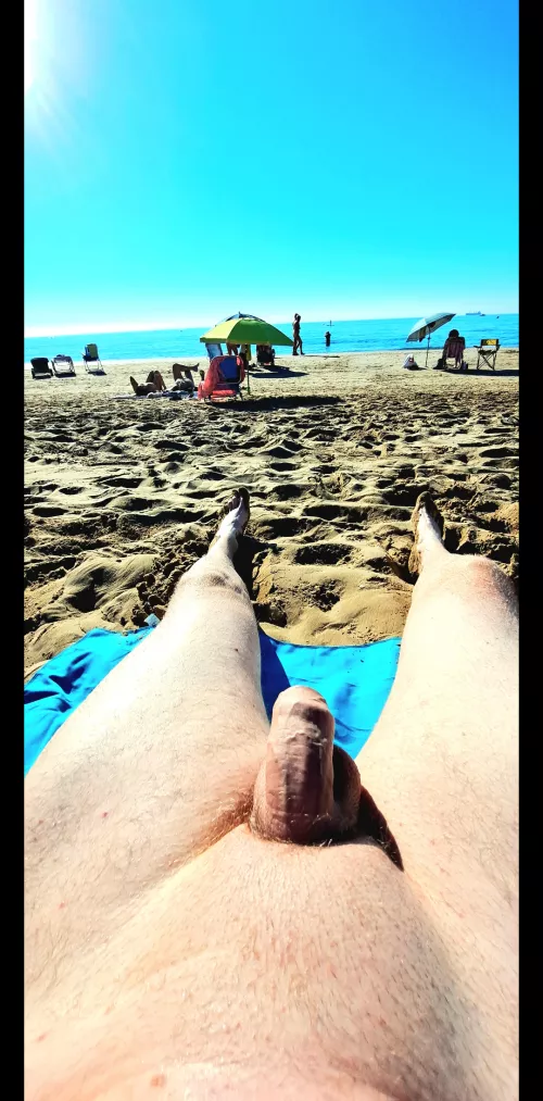 Relaxing, listening to the waves on the shore while soaking up the precious vitamin D. ☀️ by MaterialDragonfly266