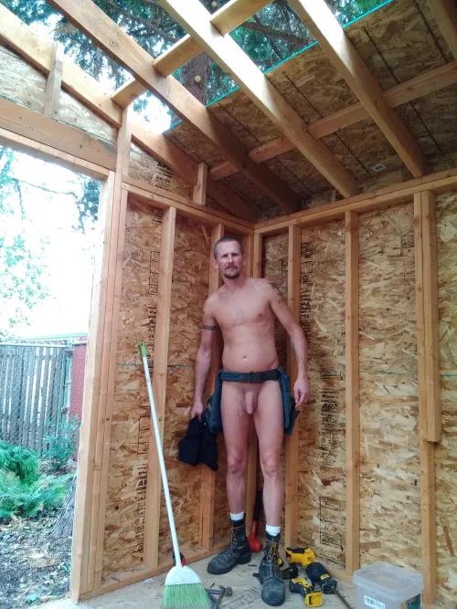 Wearing just what's needed by NudistKrahe