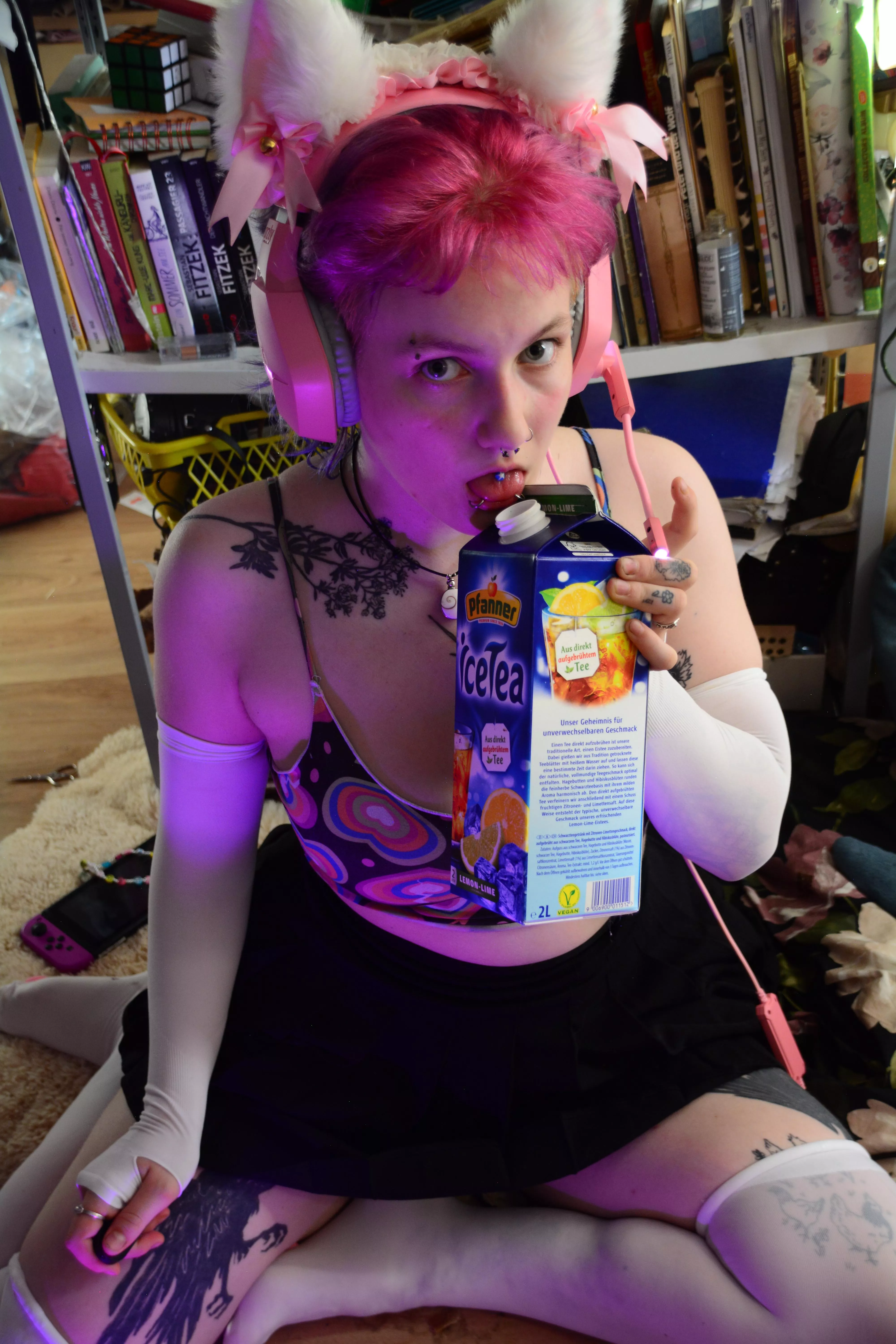 Your pet is thirsty, so give her something to drink :3 posted by FreakingTrap