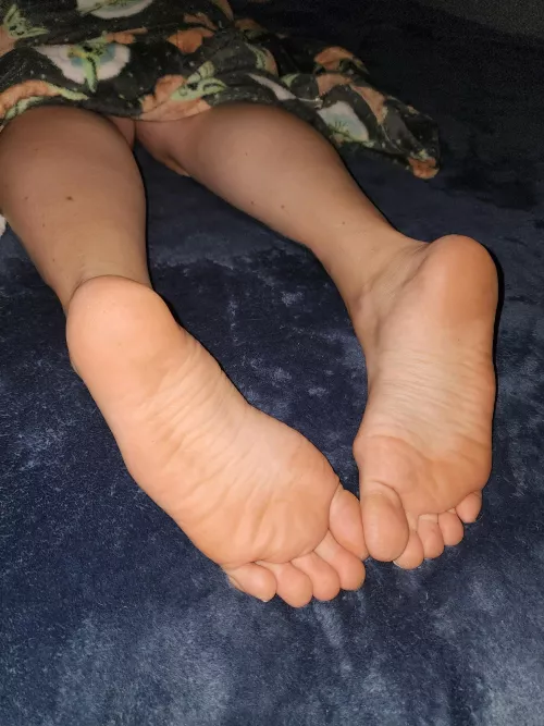 Because apparently stepping on people's feelings all day is a workout. Time for these soles to soak up some much-needed TLC. 😴💤 by excitedhailey