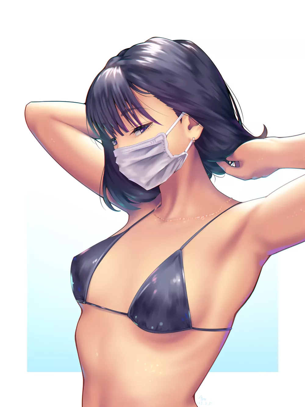 Black bikini [Artist's Original] posted by x54dc5zx8