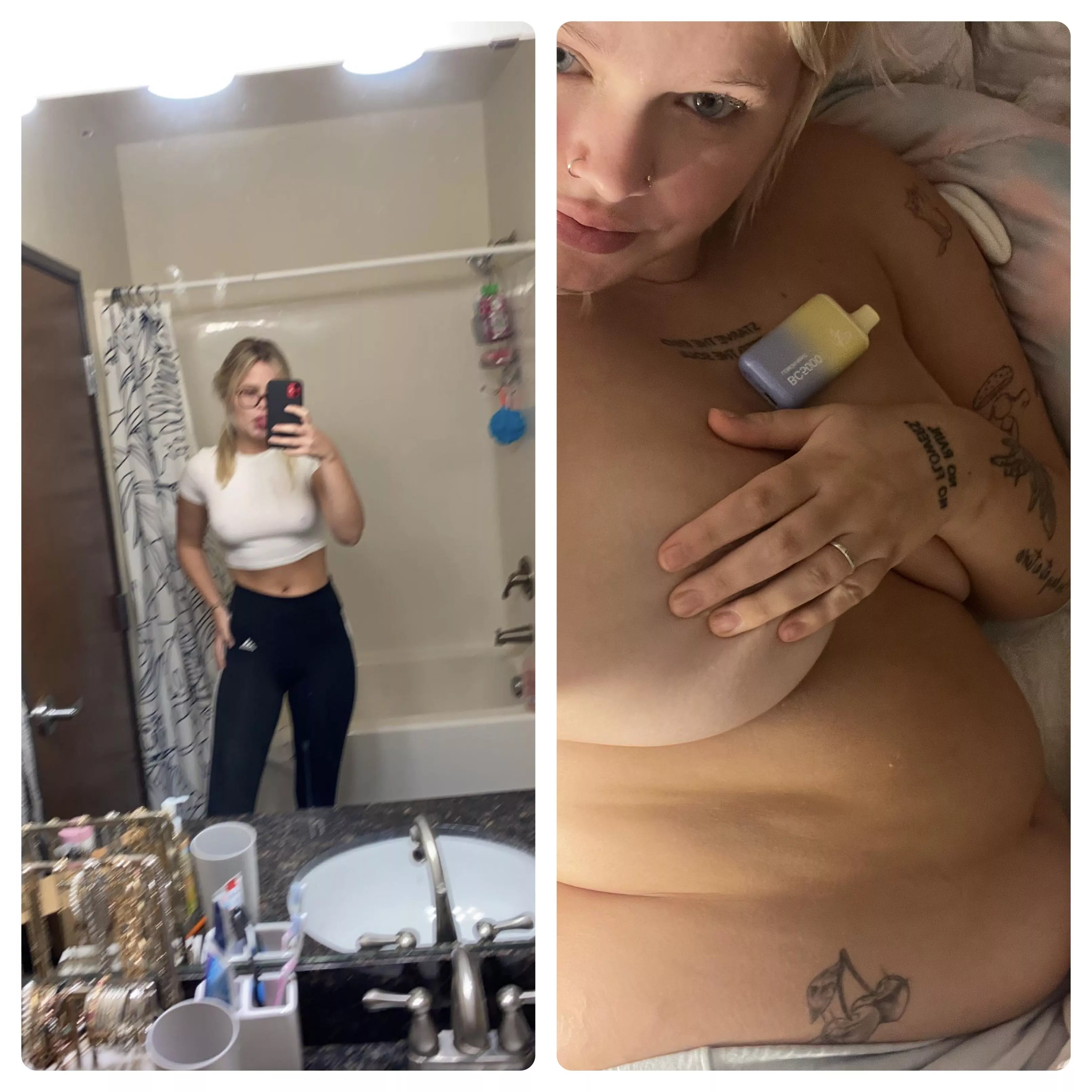 Can’t believe my belly used to be flat posted by wispy_girlwa