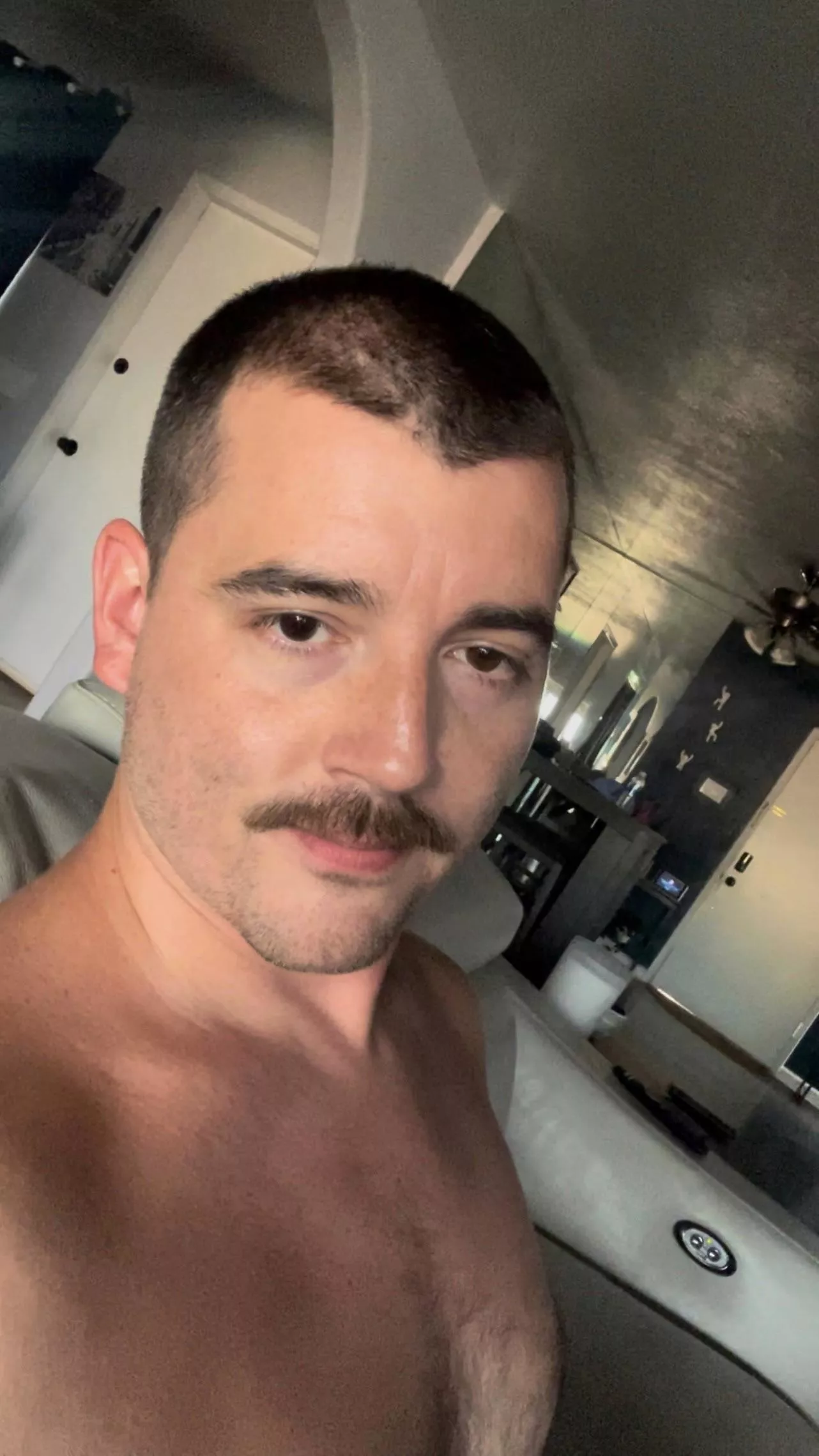 Growing out the stache for 🎃 Take a guess posted by mcdripy