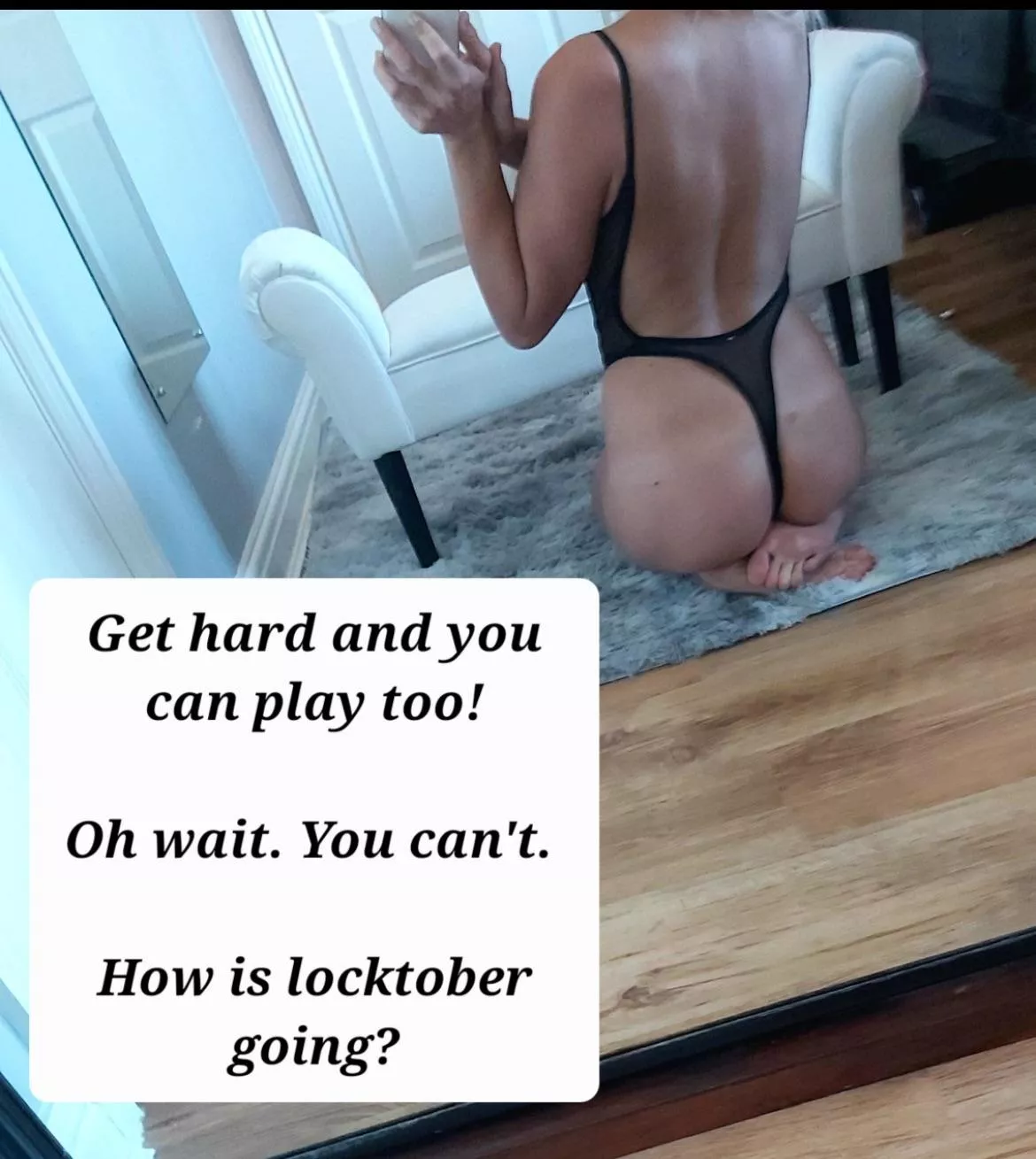 How is locktober going ;) posted by cheeeeekymissy