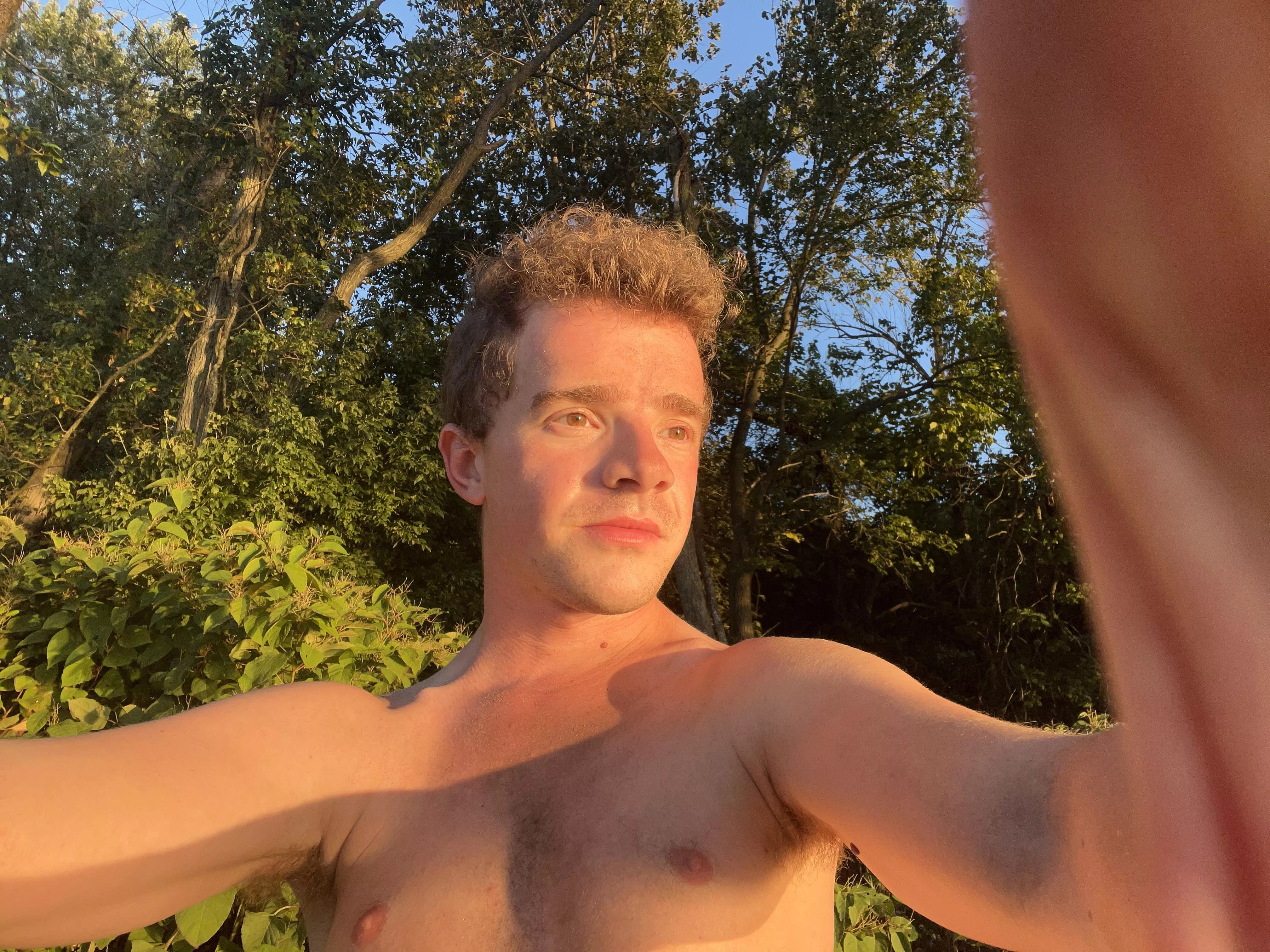 I love the way the sunset created beautiful lighting! posted by GrandQuiet3478