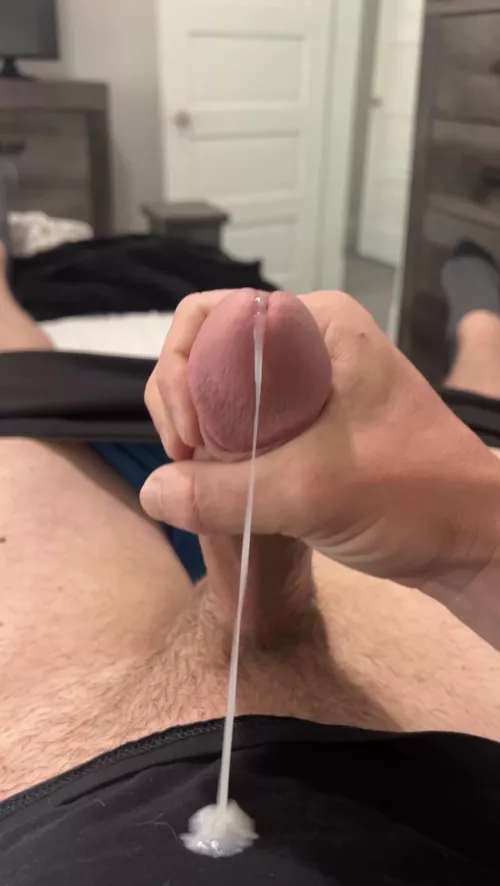 In the middle of a cumshot. by Megadongxx