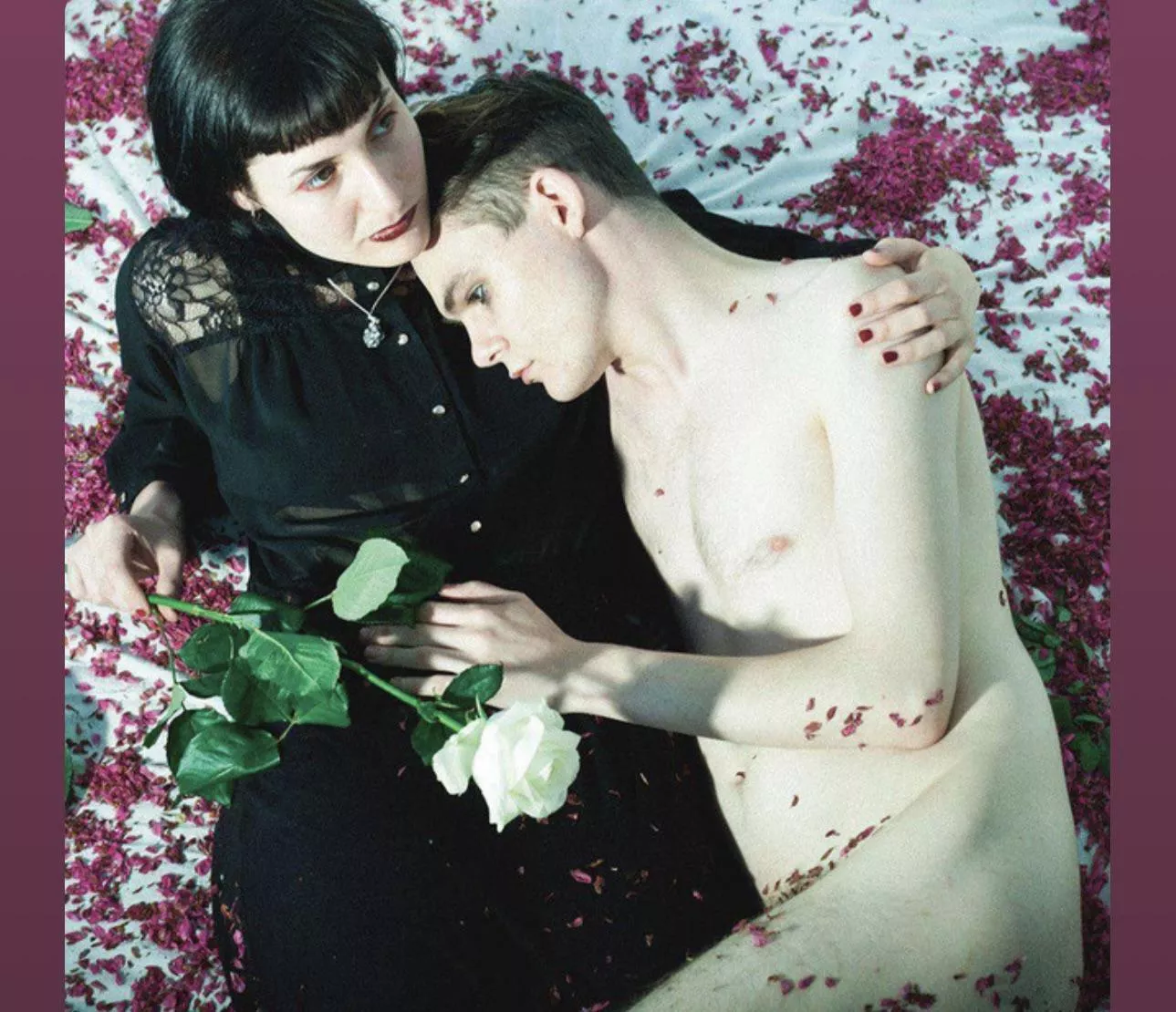 just noticed this album cover might belong here🖤 posted by bby_goth