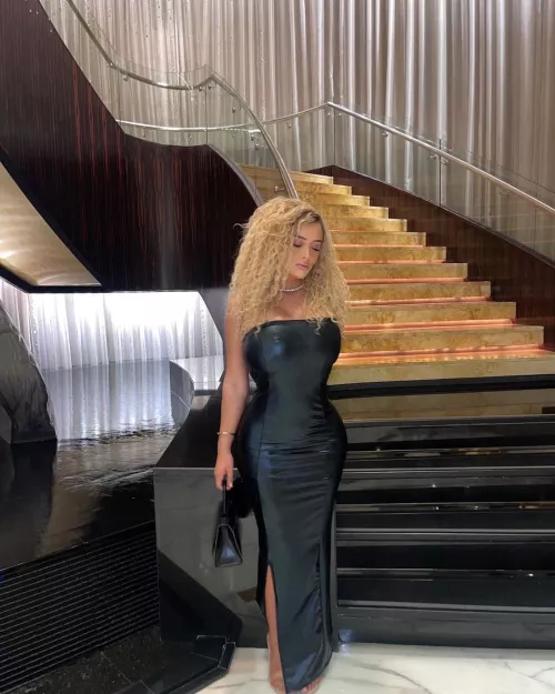 Leather dress by JustFriendlyToday