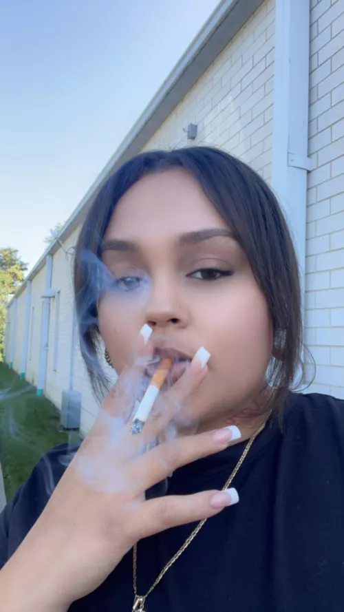 Love my smoke breaks :p by Misshairypussy