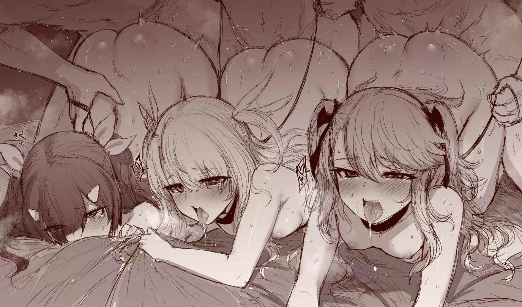 Mind melting gangbang posted by GENTLEPOKEGIRLFUCKER