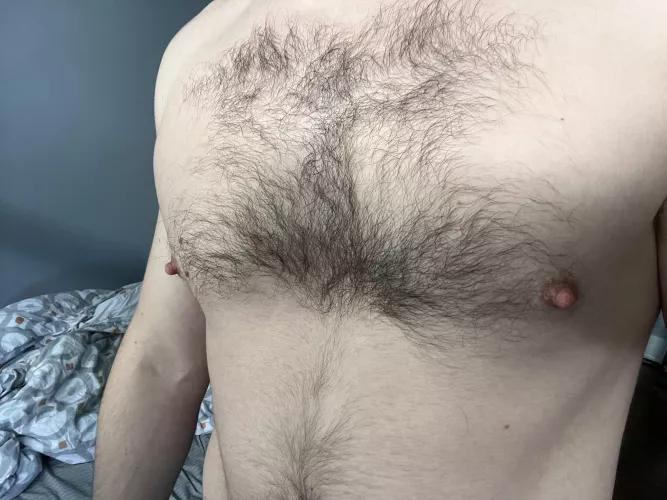 my 25-year-old chest, am i making y’all proud? 😇 by daddydownload