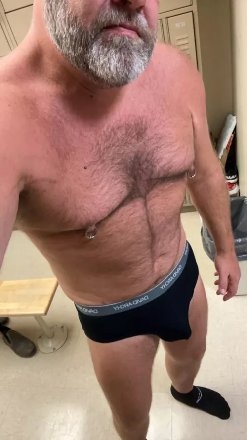 New David Archy in the work locker room by RepresentativeGene37