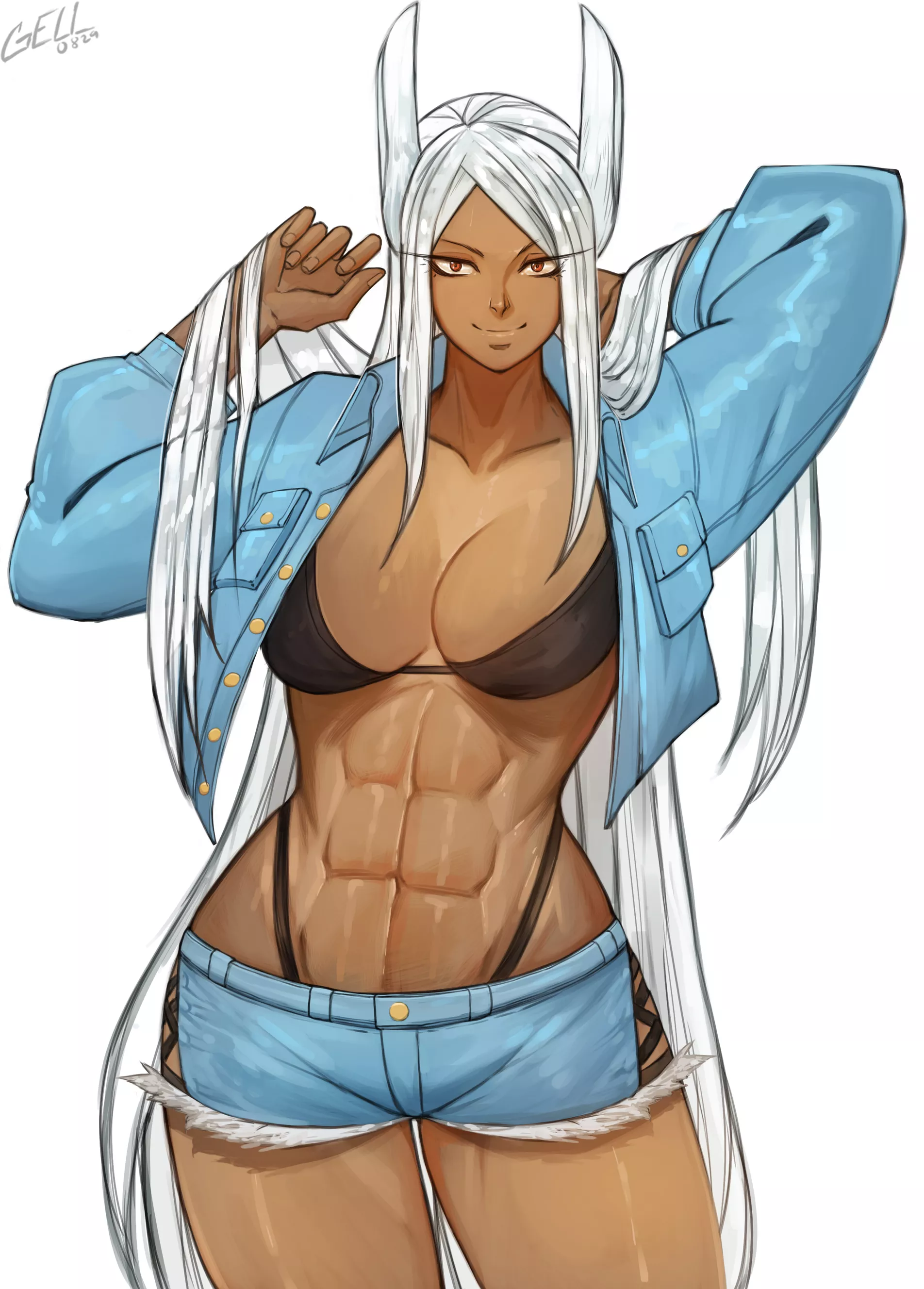 Rumi Usagiyama (@gell0829) [My Hero Academia] posted by TheTMoneyMan