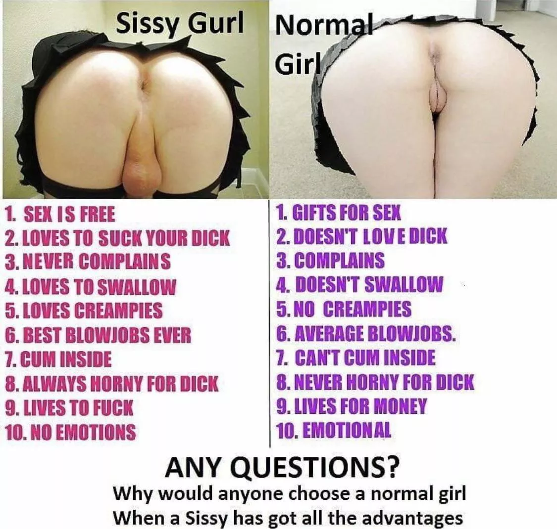 Sissy girl vs Normal Girl posted by Sissy_Sub-69