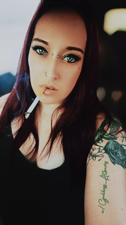 The kind of look that sends you walking straight into a lamp post on the sidewalk.😌 by Goddess_Atharis