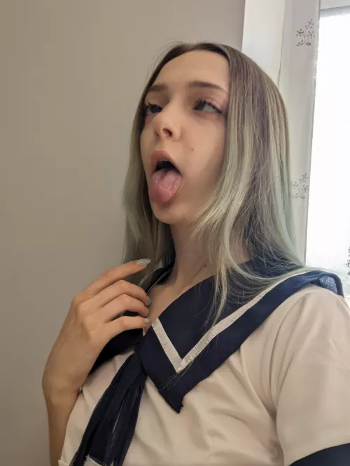 this ahegao is too cute, isn't it by obovatemuhammad