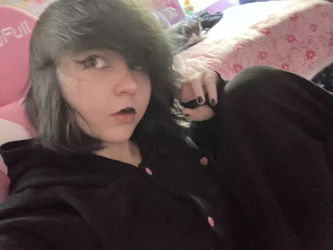 Very comfy boy also cat in the back by BrokenBunnies