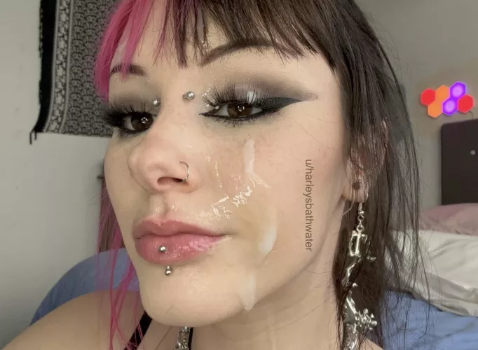 Would you believe me if I said there’s more of this load on my tits by harleysbathwater