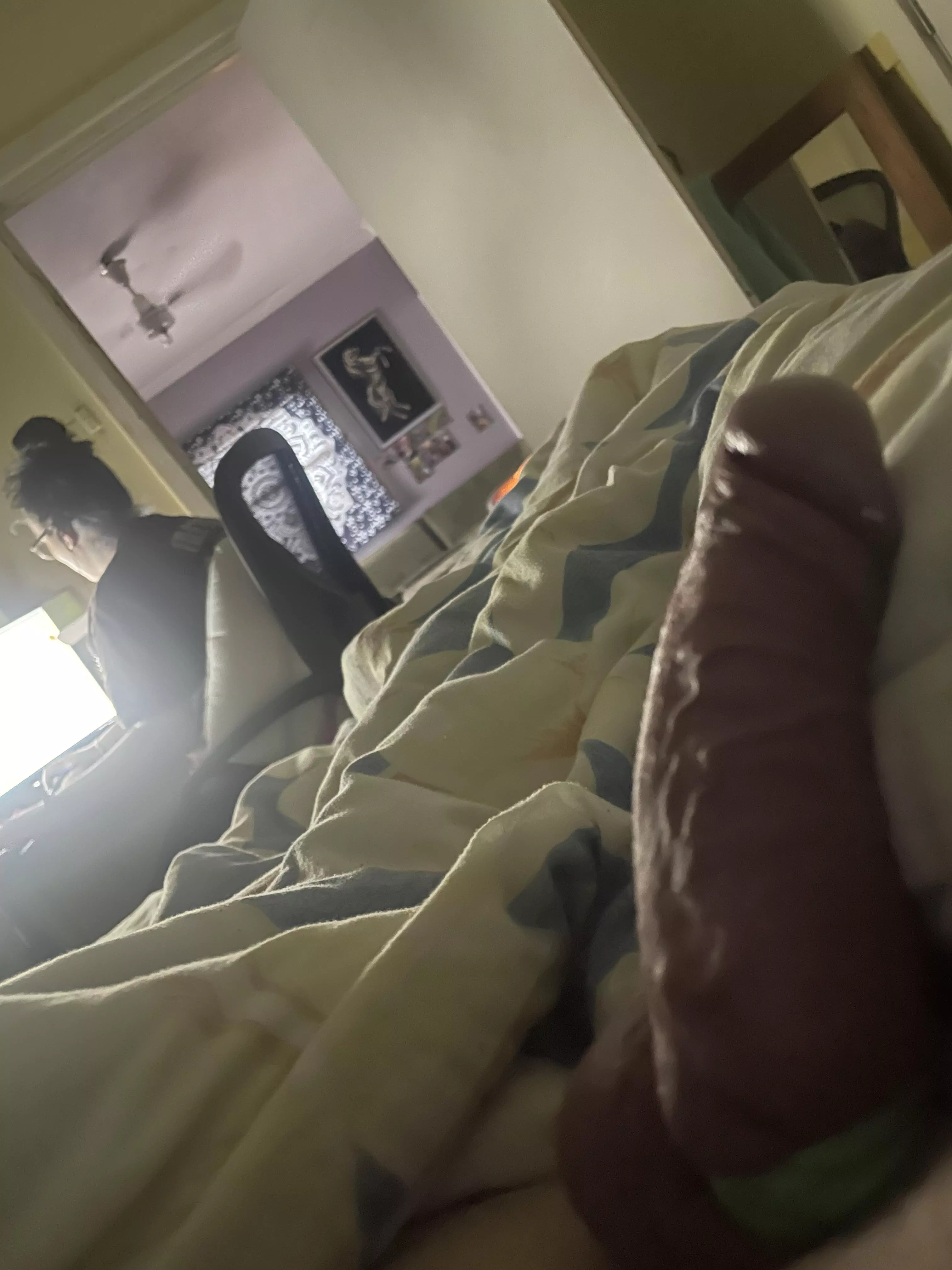 Would you suck it while she works? posted by Additional-County179