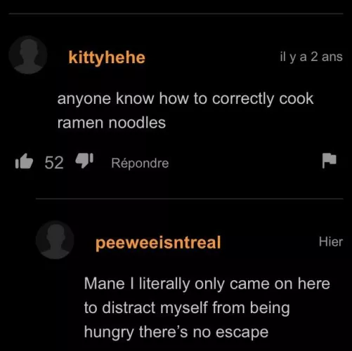 You can’t escape hunger by SarahBlanc