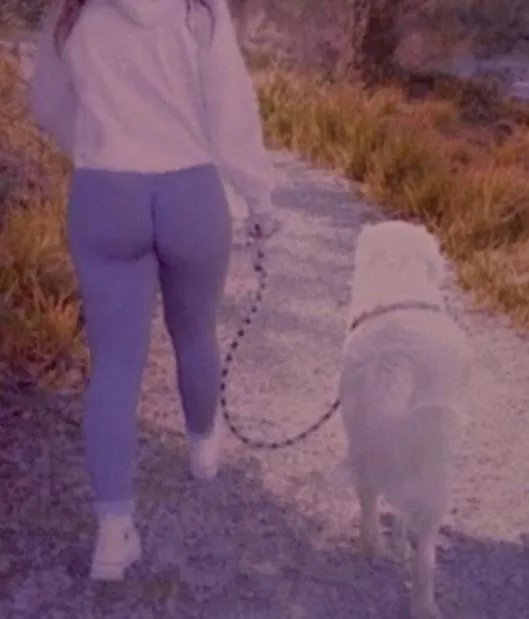 anyone know why my man always walks behind me? posted by HornyLittleSlutt_