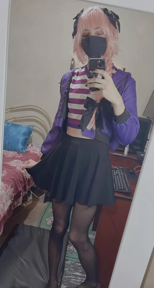 Astolfo my beloved 🖤 by Femboy_alma