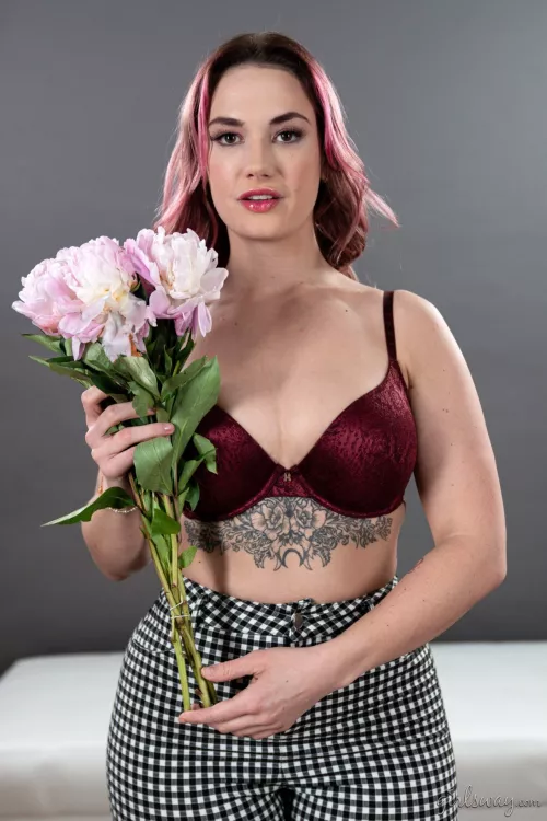 Beauty With A Bouquet by BitsnBoobs