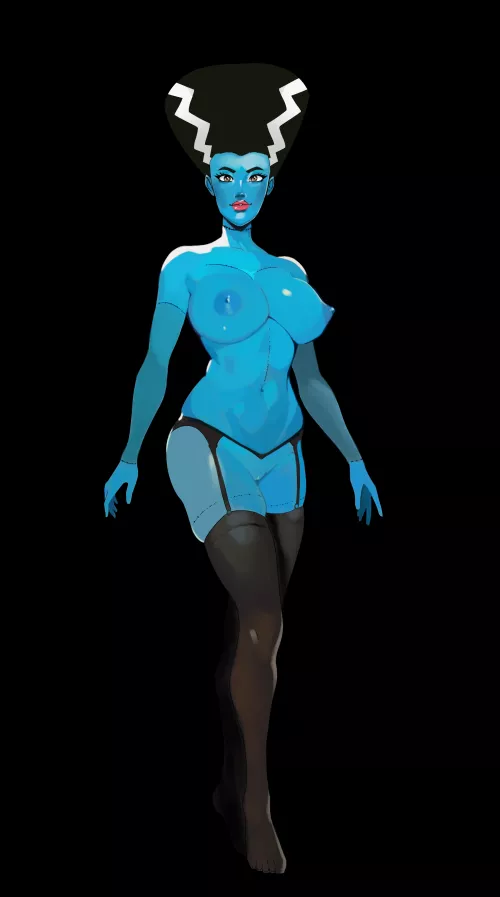 Bride of Frankenstein by keely-key