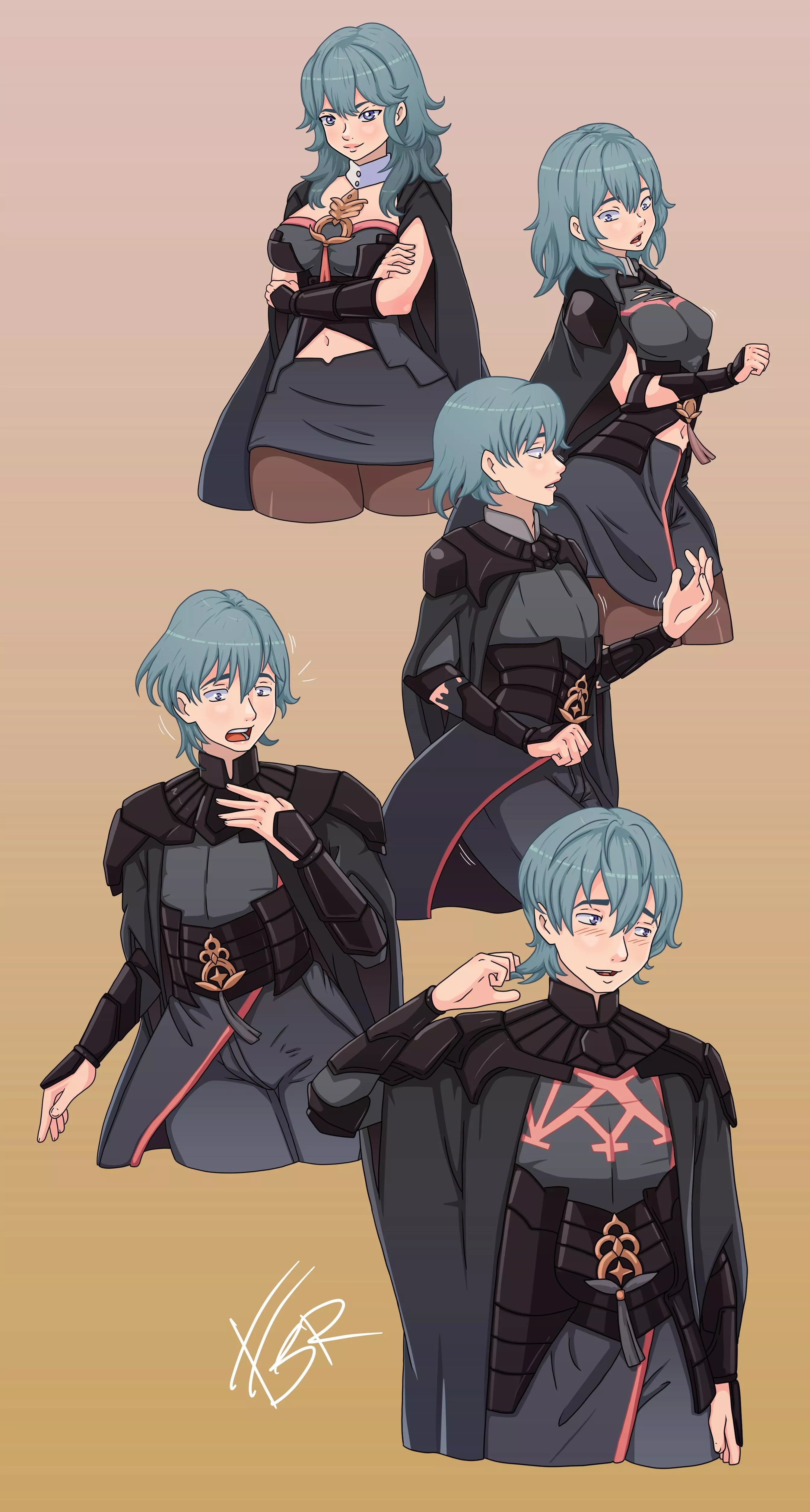 Byleth FTM sequence [Fokk3rs] posted by Thunder-Mental