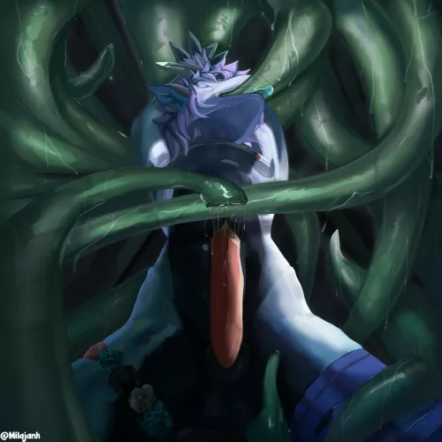 Enjoying himself (Milajanh) by MasuMasuArt