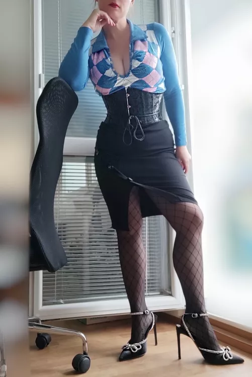 How about this as an office uniform by BlushedObsession