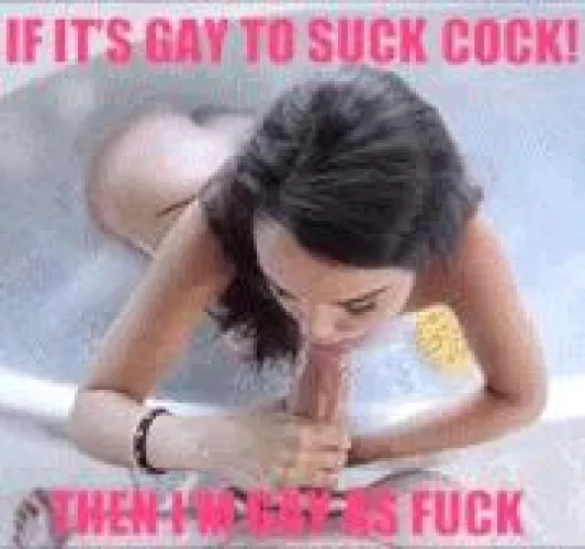 I love to suck cock like a little faggot by potato_js