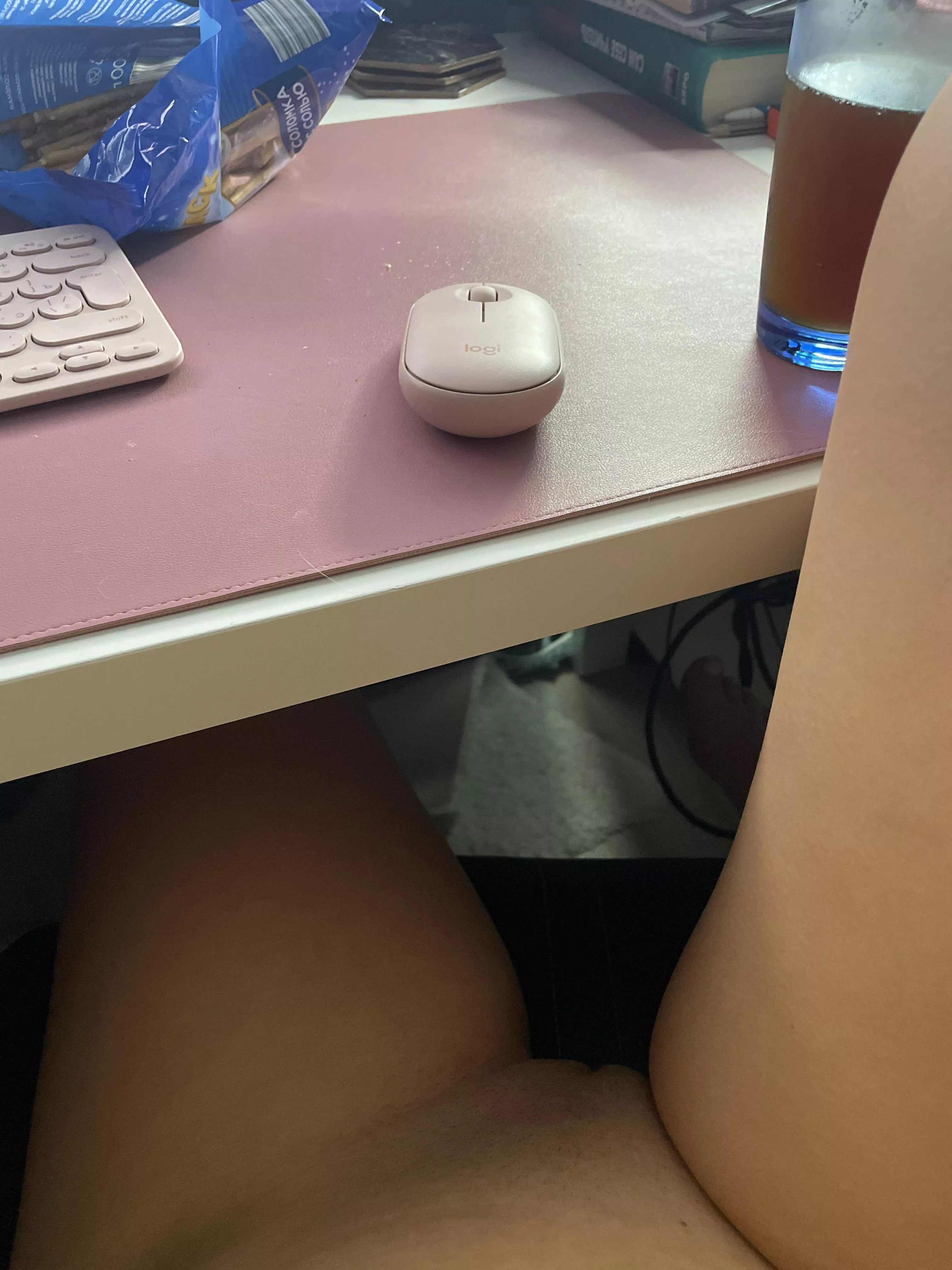 Just behind my work posted by CharmingMistress