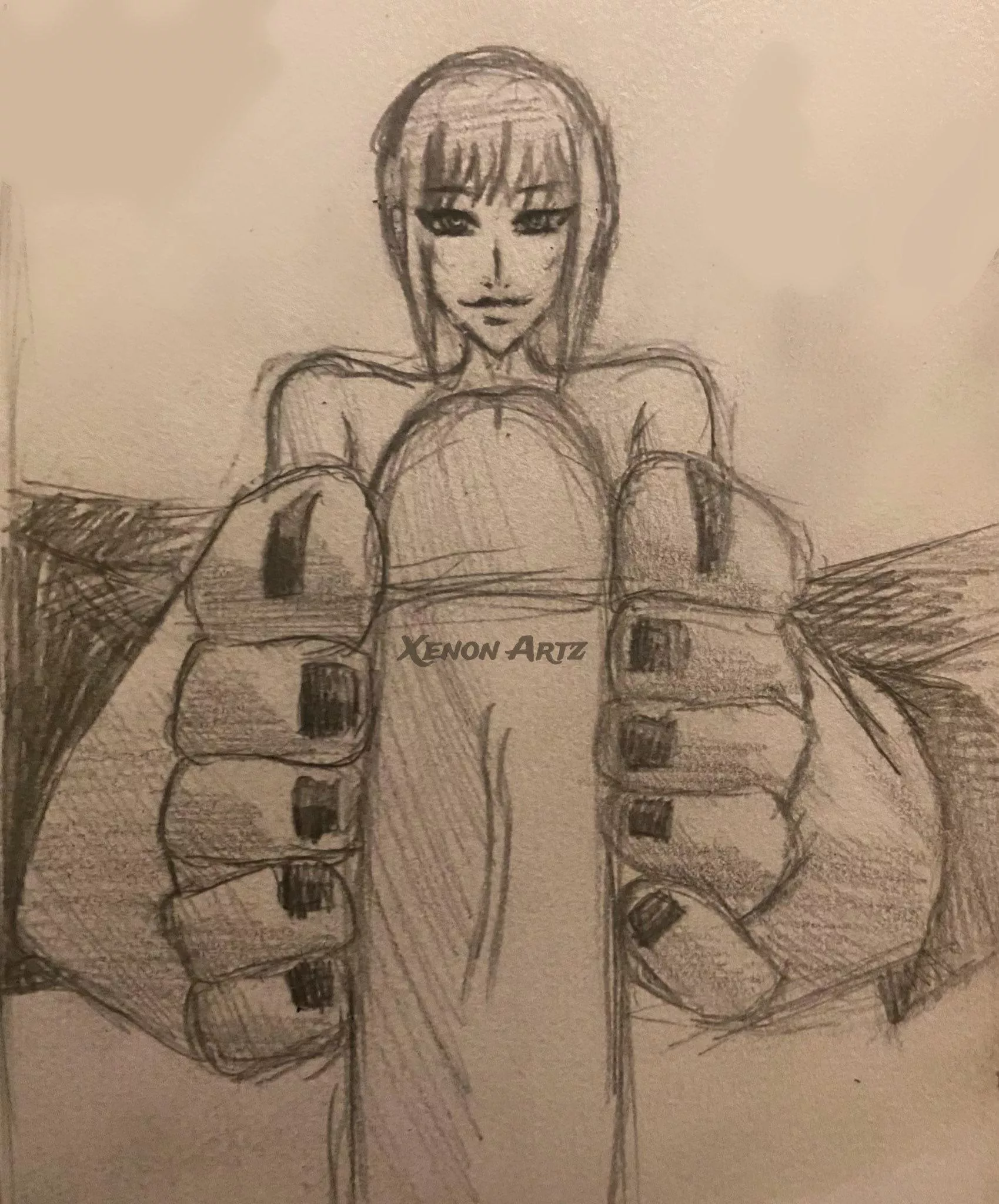 Makima footjob sketch by me (Xenon_Artz) [Chainsaw Man] posted by Xenon_Artz