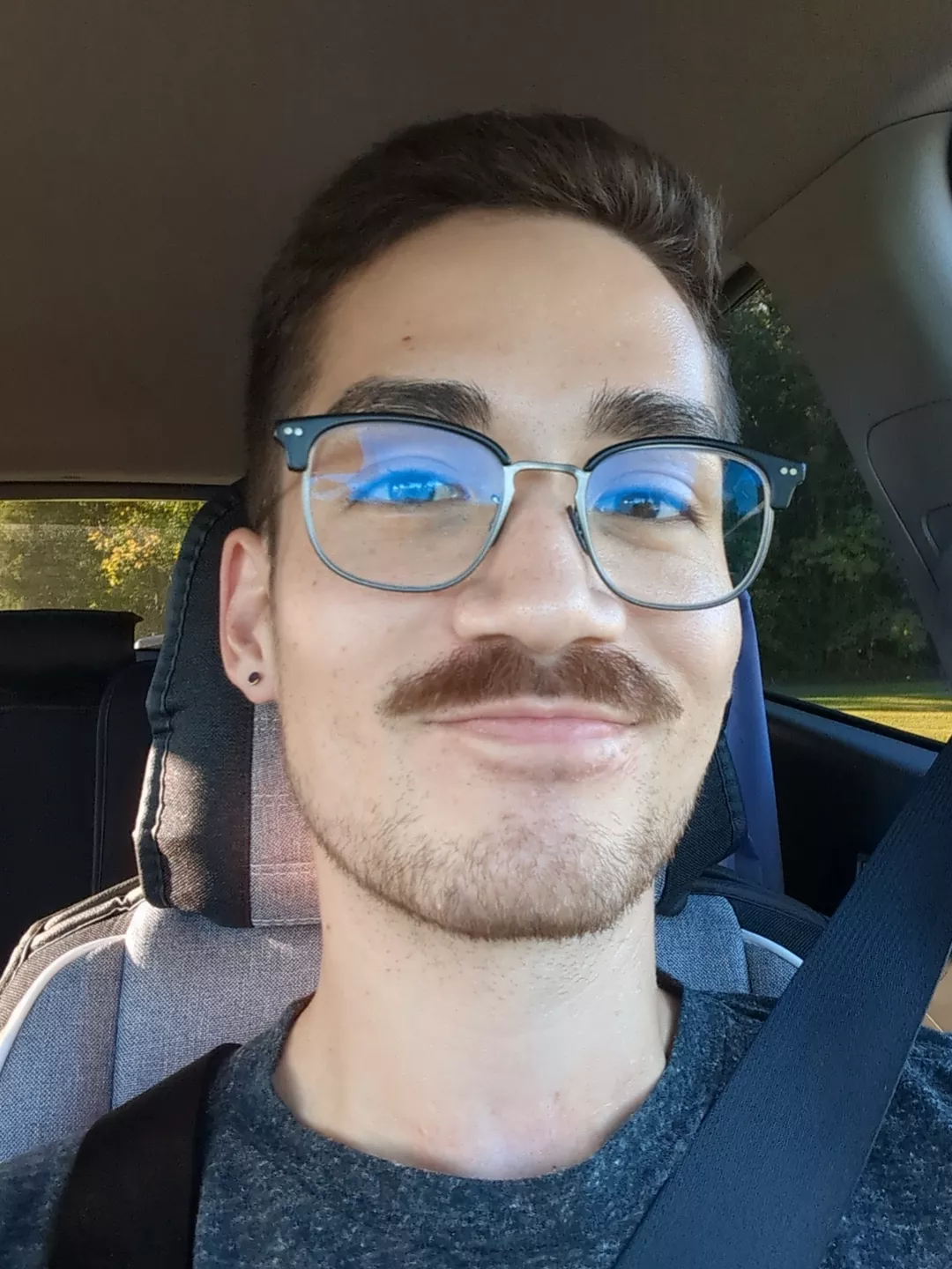 Maybe I won't delete this selfie this time 😅 posted by wonderingblah