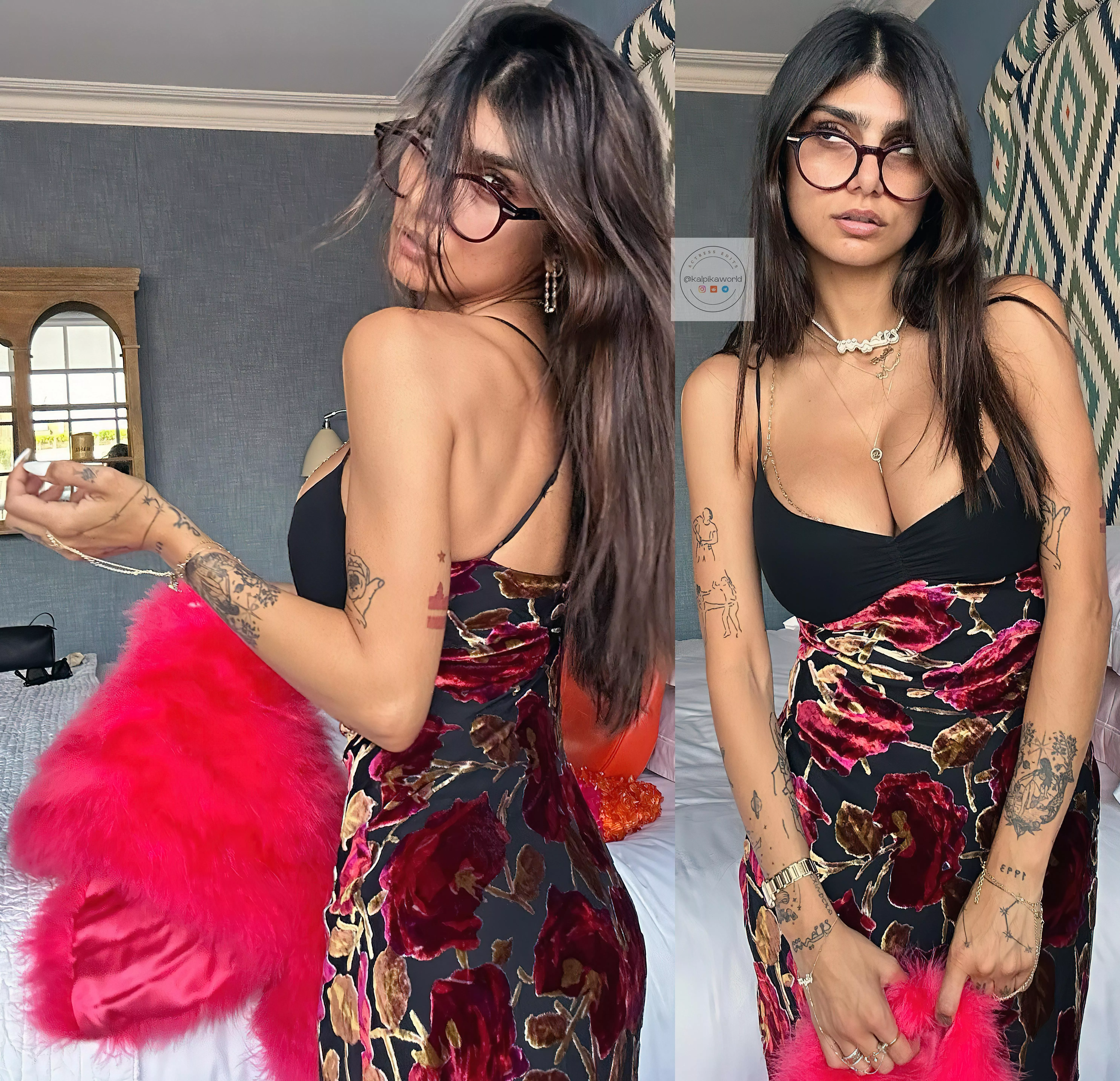 Mia Khalifa flaunts her legacy look with glasses posted by kalpikaworld