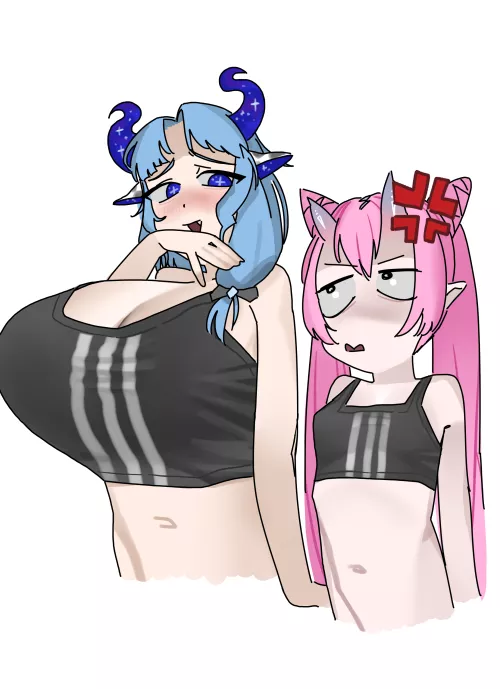 Miilkywayz and Chibidoki [chair_san] by chair_san